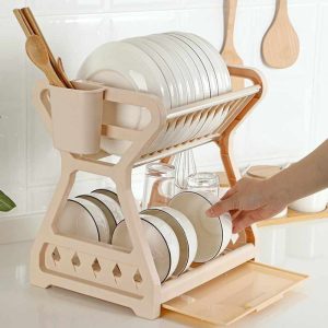 Tudo Dish Rack- Off White Color