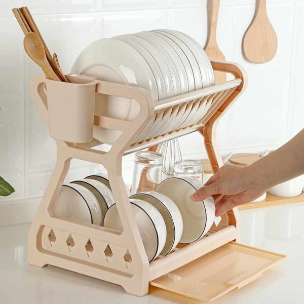 Tudo Dish Rack- Off White Color